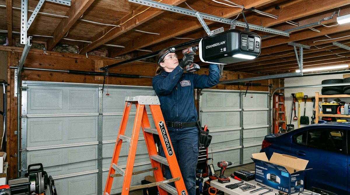 Sophia Mobile Garage Door Service Dispatch in Mundelein (Libertyville Area): Heavy-Duty EPDM Perimeter & Bottom Seal Weatherproofing - Mundelein, IL